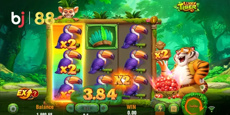 Lucky Tiger Slot Độc Đáo Với Tính Năng Lock & Respin 4 Tính năng Multiplier Bonus